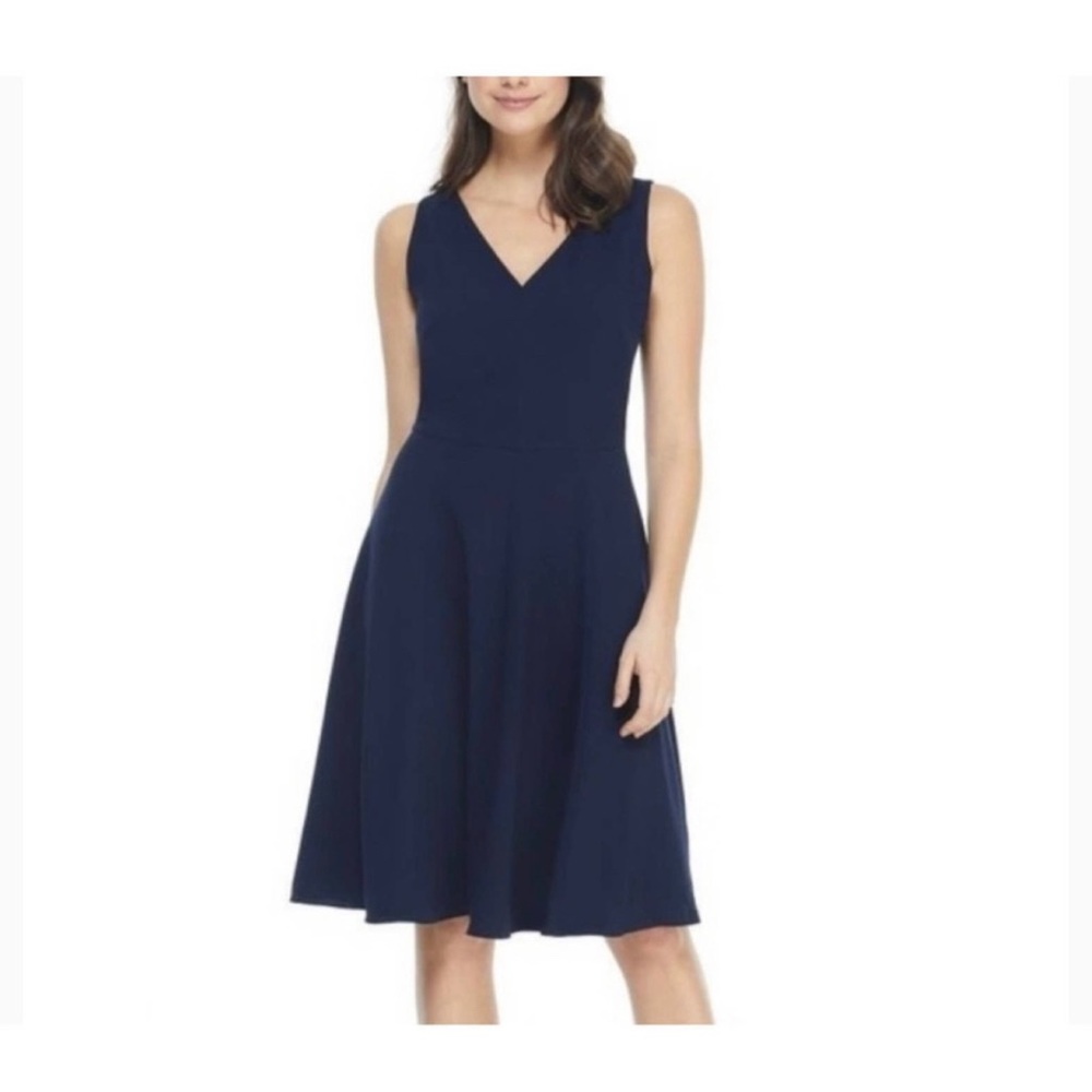Navy Midi Dress